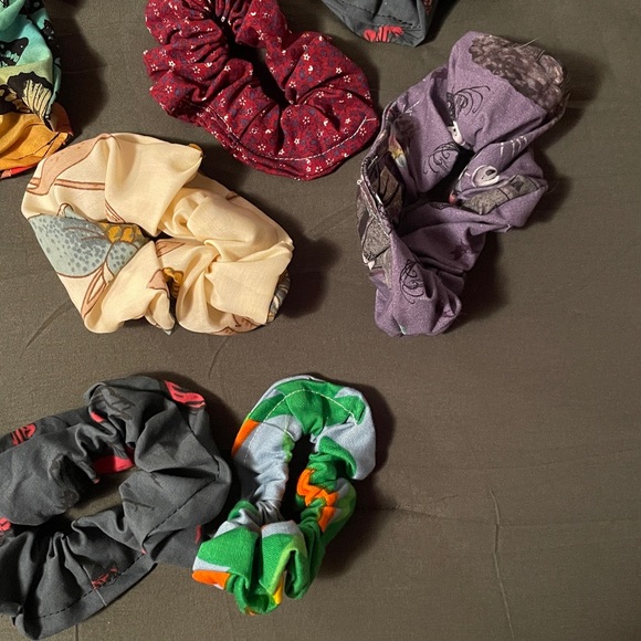 TRADED-Hand Crafted Scrunchie Lot - Picture 3 of 5
